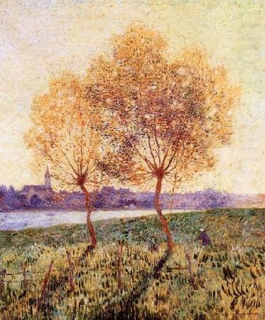 Banks of the Loire Basse Indre, unknow artist